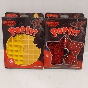 Stranger Things Pop It bundle - Waffle and Demogorgon